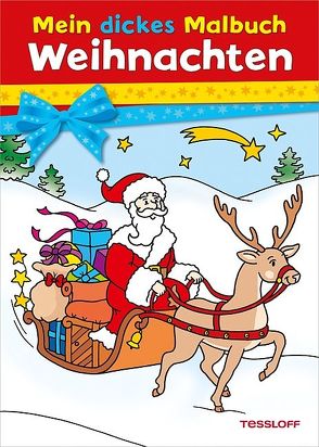Mein dickes Malbuch Weihnachten von Durczok,  Marion, Haller,  Ute