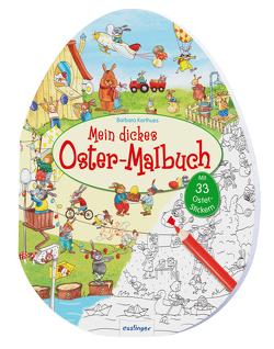 Mein dickes Oster-Malbuch von Korthues,  Barbara