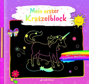 Mein erster Kratzelblock (Einhorn) von Labuch,  Kristin