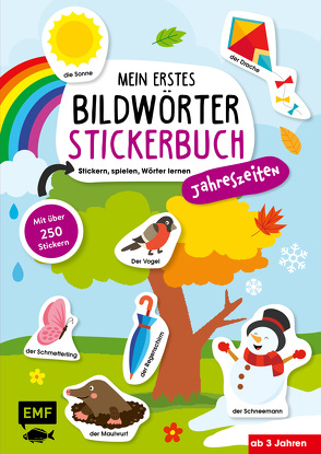 Mein erstes Bildwörter-Stickerbuch – Jahreszeiten von Edition Michael Fischer