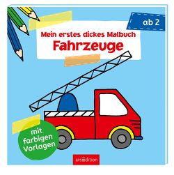 Mein erstes dickes Malbuch ab 2 – Fahrzeuge