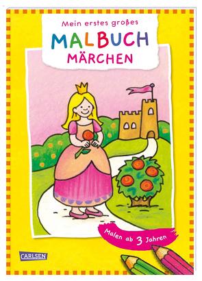 Mein erstes großes Malbuch: Märchen: Malen ab 3 Jahren von Muszynski,  Eva