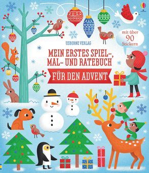 Mein erstes Spiel-, Mal- und Ratebuch für den Advent von Bowman,  Lucy, Maclaine,  James