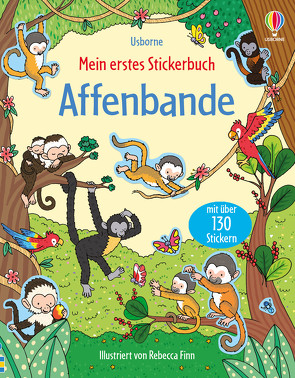 Mein erstes Stickerbuch: Affenbande von Finn,  Rebecca, Greenwell,  Jessica
