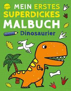 Mein erstes superdickes Malbuch. Dinosaurier von Baldwin,  Hannah