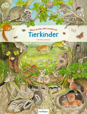 Mein erstes Wimmelbuch: Tierkinder von Henkel,  Christine