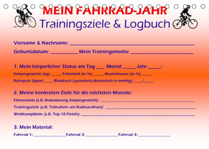 Mein Fahrrad-Jahr: Trainingsziele & Logbuch – Power Year Edition (Tischkalender 2023 DIN A5 quer) von Buckstern,  Maximilian