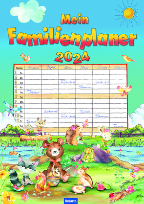 Mein Familienplaner 2024 von Elsner,  Claudia