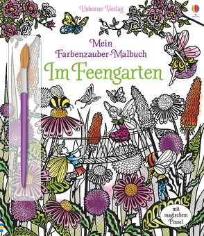 Mein Farbenzauber-Malbuch: Im Feengarten von Bongini,  Barbara, Sims,  Lesley