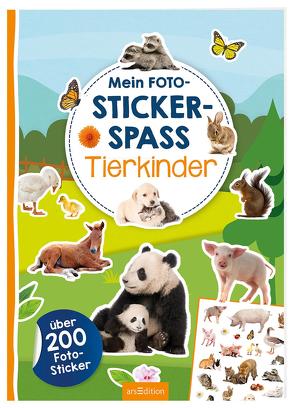 Mein Foto-Stickerspaß – Tierkinder von Schindler,  Eva