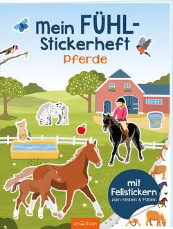 Mein Fühl-Stickerheft – Pferde von Bellermann,  Lena