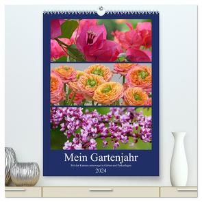 Mein Gartenjahr – Mit der Kamera unterwegs in Gärten und Parkanlagen (hochwertiger Premium Wandkalender 2024 DIN A2 hoch), Kunstdruck in Hochglanz von B-B Müller,  Christine