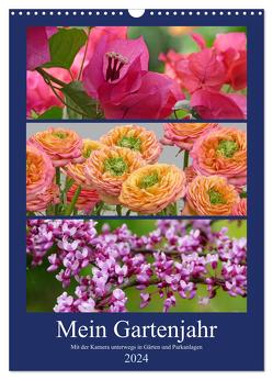 Mein Gartenjahr – Mit der Kamera unterwegs in Gärten und Parkanlagen (Wandkalender 2024 DIN A3 hoch), CALVENDO Monatskalender von B-B Müller,  Christine