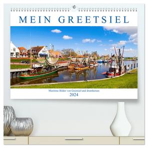 Mein Greetsiel (hochwertiger Premium Wandkalender 2024 DIN A2 quer), Kunstdruck in Hochglanz von Dreegmeyer,  Andrea