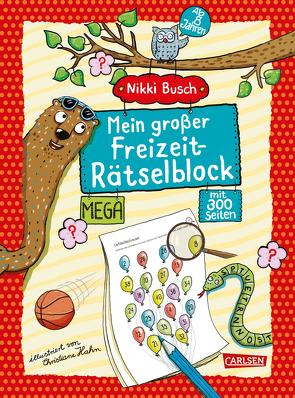 Mein großer Freizeit-Rätselblock von Busch,  Nikki, Hahn,  Christiane