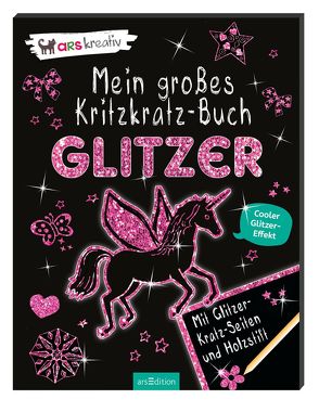 Mein großes Kritzkratz-Buch Glitzer von Löwenberg,  Ute