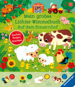 Mein großes Lichter-Wimmelbuch: Auf dem Bauernhof von Grimm,  Sandra, Iossa,  Federica