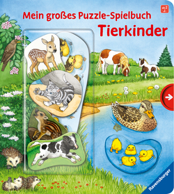 Mein großes Puzzle-Spielbuch: Tierkinder von Ebert,  Anne, Nahrgang,  Frauke