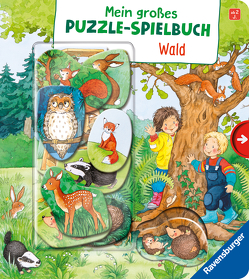 Mein großes Puzzle-Spielbuch: Wald von Rulff,  Mila, Voigt,  Silke