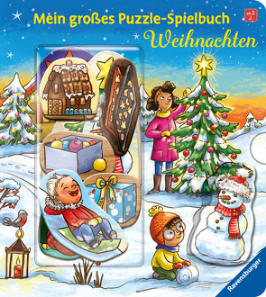 Mein großes Puzzle-Spielbuch: Weihnachten von Bookella, Lauber,  Larisa