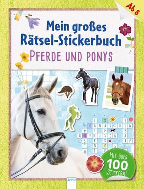 Mein großes Rätsel-Stickerbuch. Pferde und Ponys von Deike Press