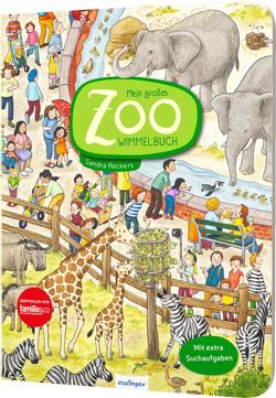Mein großes Zoo-Wimmelbuch von Reckers,  Sandra