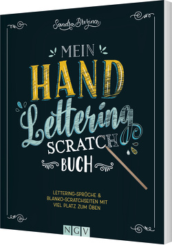 Mein Handlettering-Scratch-Buch von Brezina,  Sandra