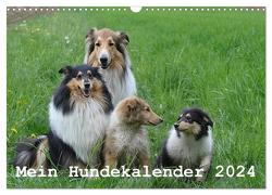 Mein Hundekalender 2024 (Wandkalender 2024 DIN A3 quer), CALVENDO Monatskalender von Bollich,  Heidi