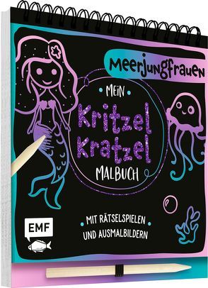 Mein Kritzel-Kratzel-Malbuch – Meerjungfrauen