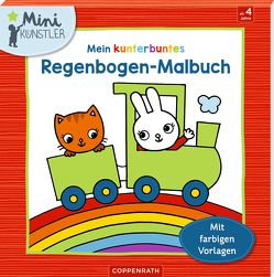 Mein kunterbuntes Regenbogen-Malbuch von Engelen,  Anita