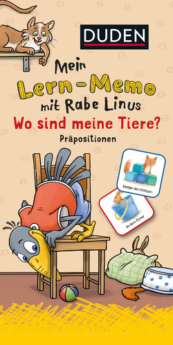 Mein Lern-Memo mit Rabe Linus – Wo sind meine Tiere? von Abel,  Bettina, Leuchtenberg,  Stefan, Raab,  Dorothee