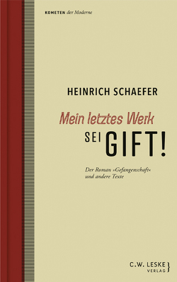 Mein letztes Werk sei Gift! von Sabban,  Adela Sophia, Schaefer,  Heinrich, Zittel,  Claus