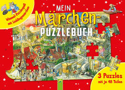 Mein Märchen-Puzzlebuch mit 3 Puzzles mit je 48 Teilen von Suess,  Anne