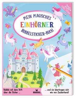 Mein magisches Rubbelsticker-Buch Einhörner von Herasimova,  Olena, Robertson,  Eve