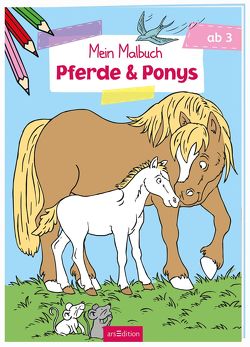 Mein Malbuch ab 3 Jahren – Pferde & Ponys VE 5 von Glatzel-Poch,  Helge