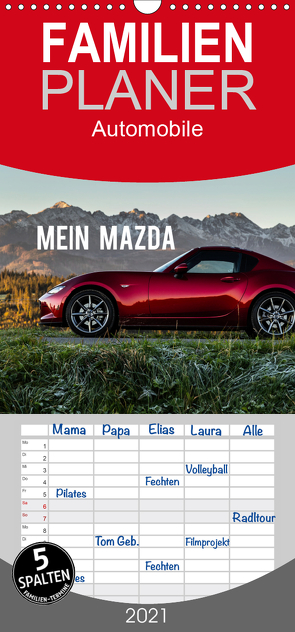 Mein Mazda – Familienplaner hoch (Wandkalender 2021 , 21 cm x 45 cm, hoch) von Gospodarek,  Mikolaj