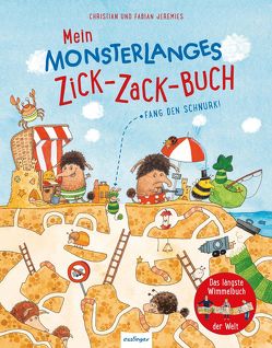 Mein monsterlanges Zick-Zack-Buch: Fang den Schnurk! von Jeremies,  Fabian und Christian