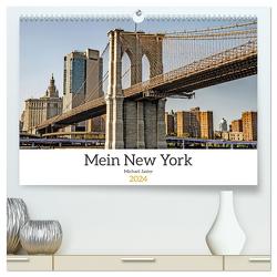 Mein New York Michael Jaster (hochwertiger Premium Wandkalender 2024 DIN A2 quer), Kunstdruck in Hochglanz von Jaster,  Michael