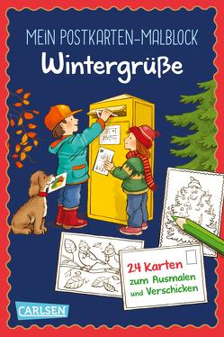 Mein Postkarten-Malblock: Wintergrüße von Kranenberg,  Hendrik