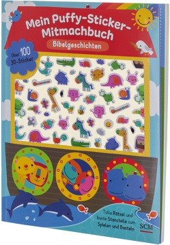 Mein Puffy-Sticker-Mitmachbuch – Bibelgeschichten von Machell,  Dawn, Schalk,  Anita