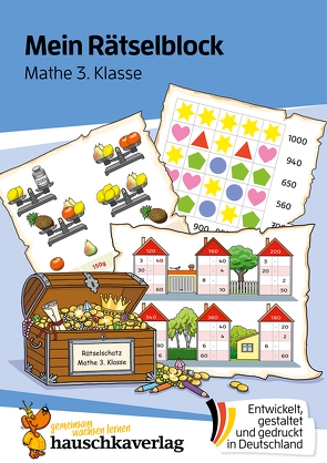 Mein Rätselblock Mathe 3. Klasse von Merle,  Katrin, Schulz,  Joshua