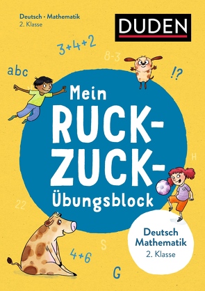 Mein Ruckzuck-Übungsblock Deutsch/Mathe 2. Klasse von Fahlbusch,  Claudia