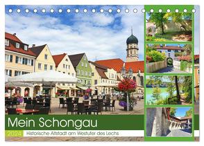 Mein Schongau – Historische Altstadt am Westufer des Lechs (Tischkalender 2024 DIN A5 quer), CALVENDO Monatskalender von Schimmack,  Michaela