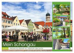 Mein Schongau – Historische Altstadt am Westufer des Lechs (Wandkalender 2024 DIN A2 quer), CALVENDO Monatskalender von Schimmack,  Michaela