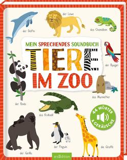 Mein sprechendes Soundbuch – Tiere im Zoo von Markiewicz,  Izabella, Schrank,  Gerald "Greulix", Züchner,  Lucca