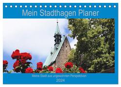 Mein Stadthagen Planer (Tischkalender 2024 DIN A5 quer), CALVENDO Monatskalender von Gosda,  Klaus