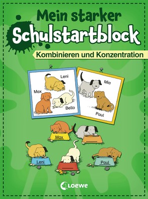 Mein starker Schulstartblock – Kombinieren und Konzentration von Beurenmeister,  Corina, Nieländer,  Peter, Volk,  Roland