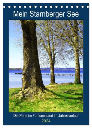 Mein Starnberger See – Die Perle im Fünfseenland im Jahresverlauf (Tischkalender 2024 DIN A5 hoch), CALVENDO Monatskalender von Schimmack,  Michaela