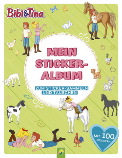 Mein Stickeralbum Bibi & Tina mit 100 Stickern