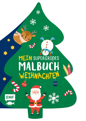 Mein supergroßes Malbuch – Weihnachten (Tannenbaum)